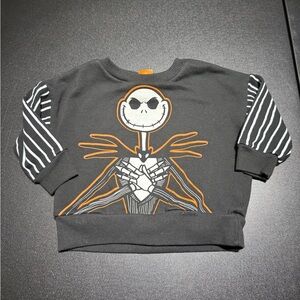 Kids Nightmare Before Christmas Graphic Sweatshirt - Black